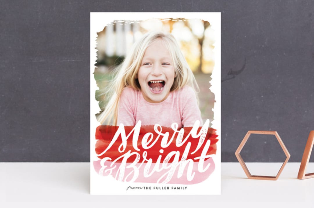 "Color Field" - Retired Holiday Cards in Stocking by Alethea and Ruth - Front