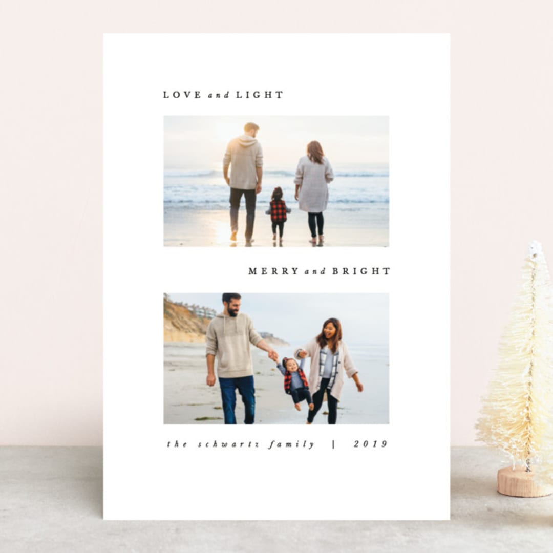 "Tradicion" - Retired Holiday Cards in Snowfall by Carly Reed Walker - Front