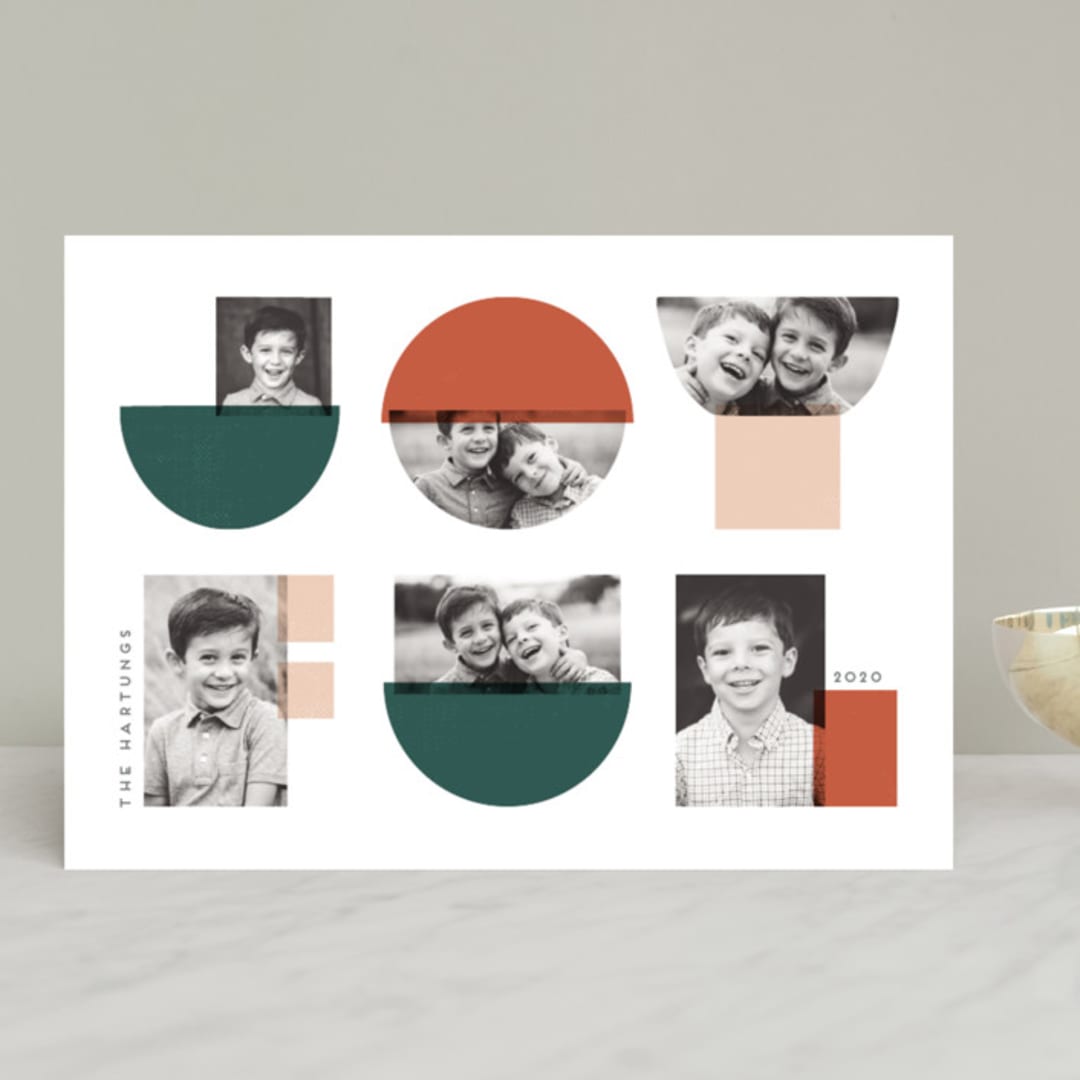 "Joyful Images" - Retired Holiday Cards in Marmalade by Lisa McLean - Front