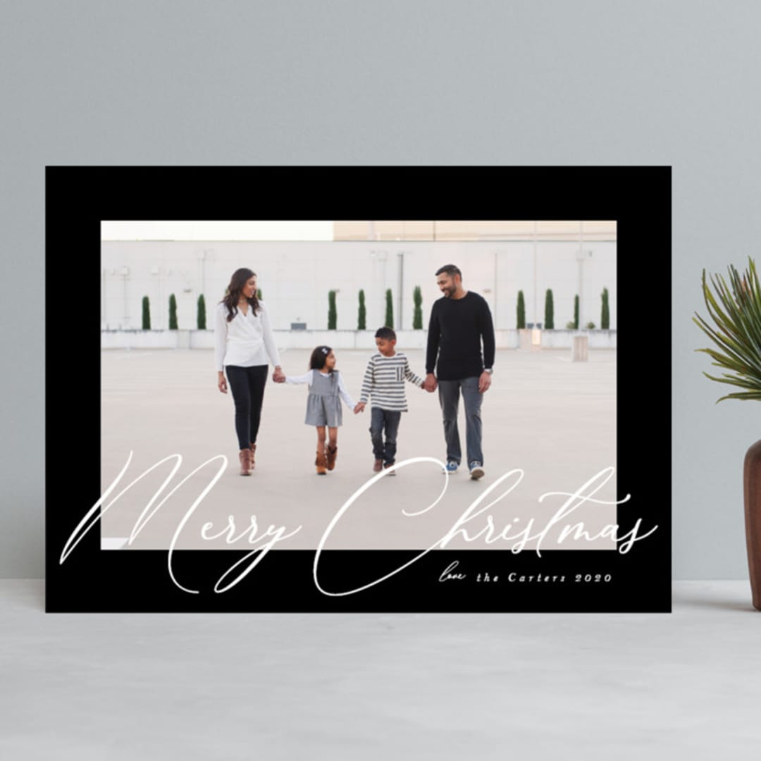 "Wander" - Retired Holiday Cards in Midnight by Nicole Walsh - Front