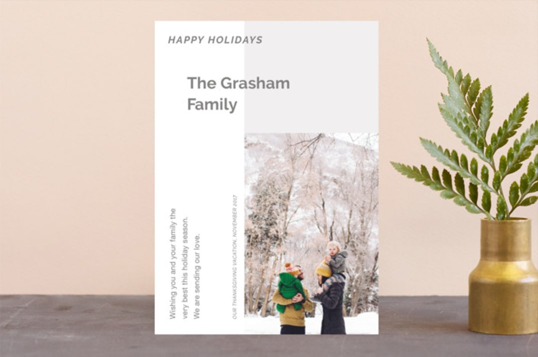 "Published" - Retired Holiday Cards in Slate by Jack Knoebber - Front
