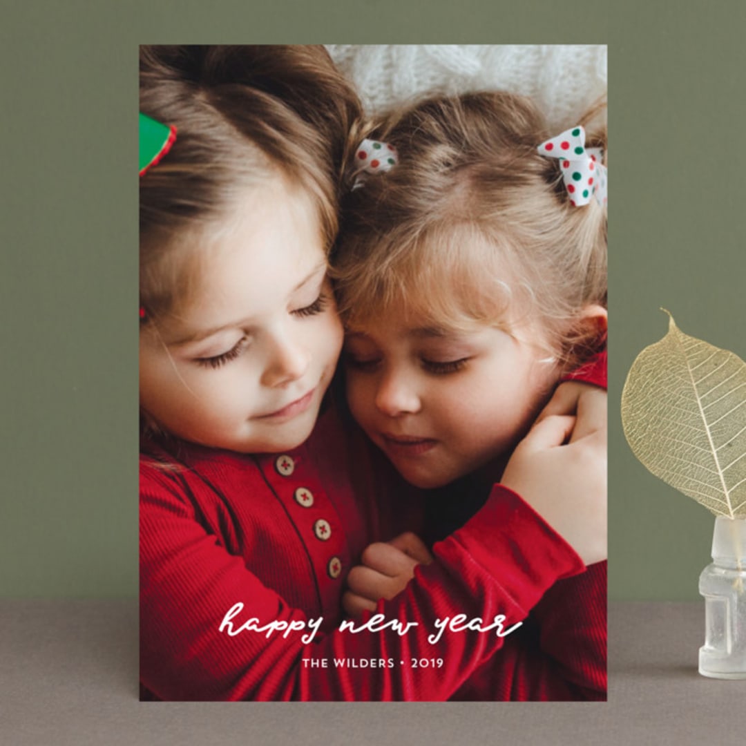 "some kind of wonderful" - Retired Holiday Cards in Cloud by Carol Fazio - Front