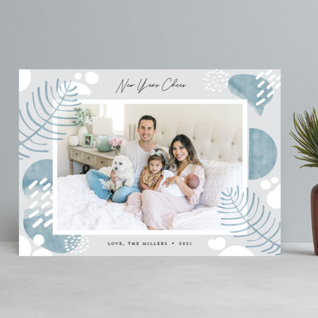 "Cozy Holiday" - Retired Holiday Cards in Frost by Darryl Don Doctor - Front