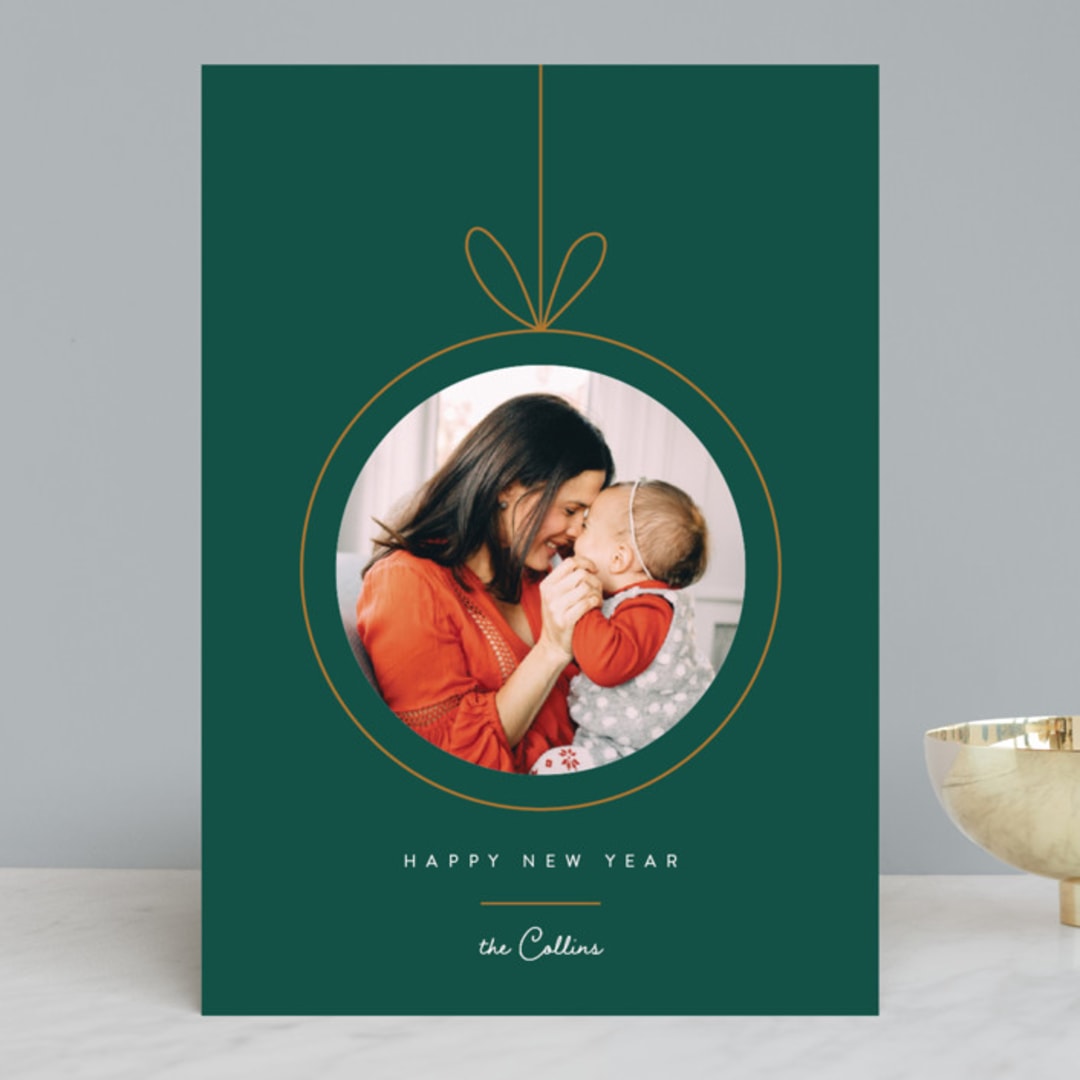 "Christmas toy" - Retired Holiday Cards in Elf Shoes by Yuliya Evseeva - Front