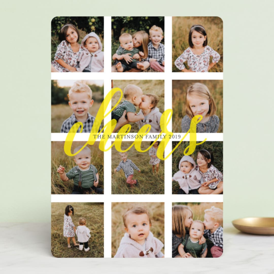 "Merry Bit of Sunshine" - Retired Holiday Cards in Sunshine by Pine Street Creative - Front