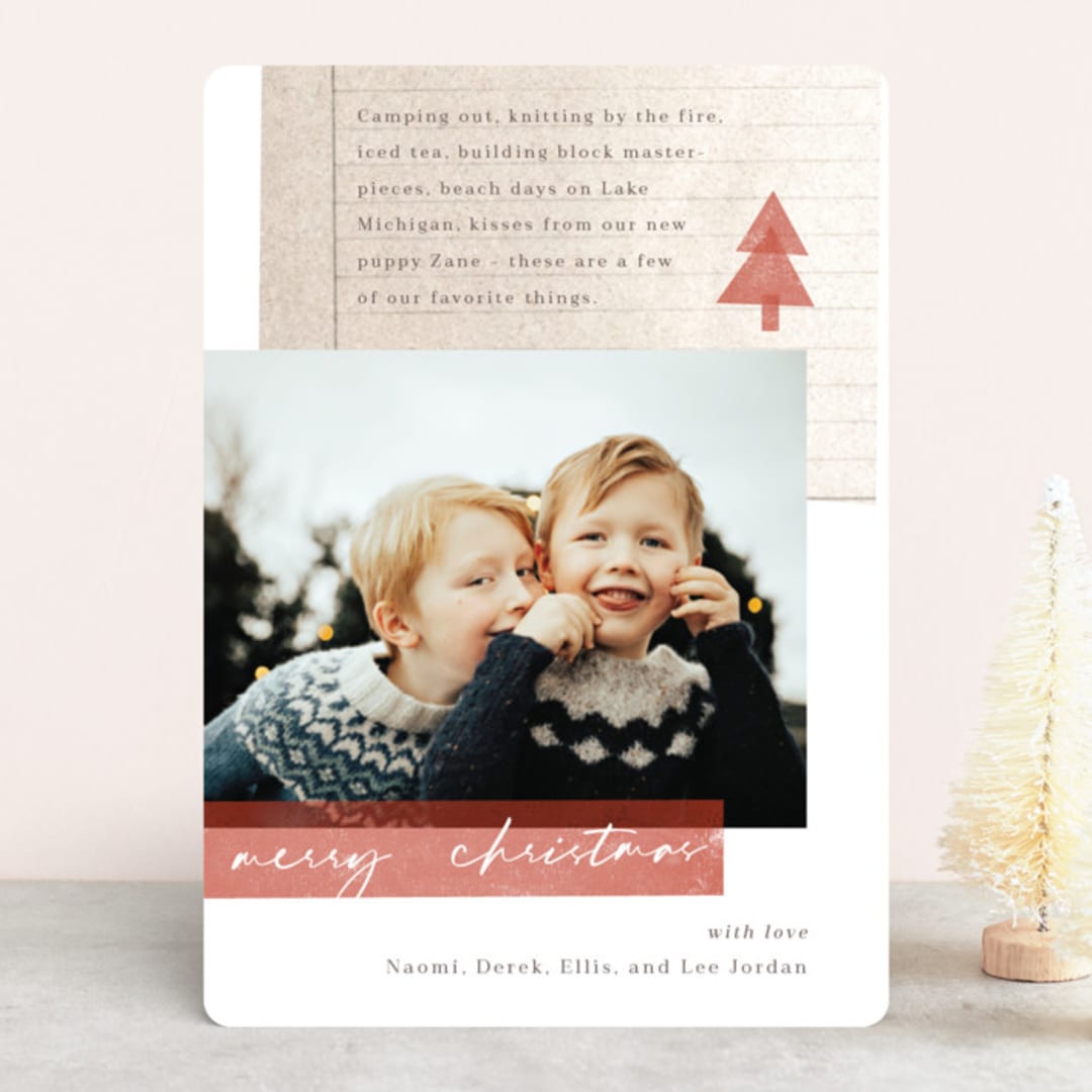 "A Few Favorites" - Retired Holiday Cards in Cardinal by Rebecca Daublin - Front