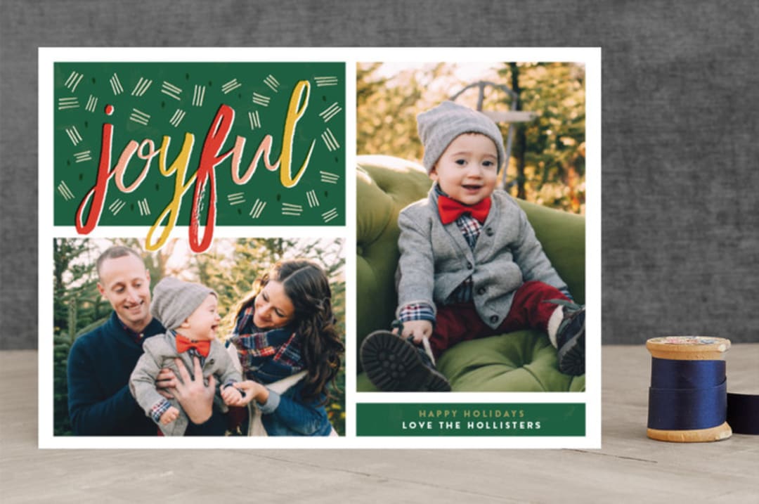 "multi merry" - Retired Holiday Cards in Evergreen by Jody Wody - Front