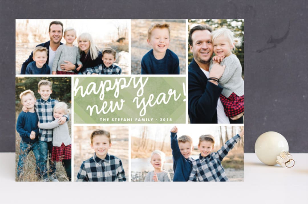 "Oh So Merry Collage" - Retired Holiday Cards in Moss by Made by Wendy - Front