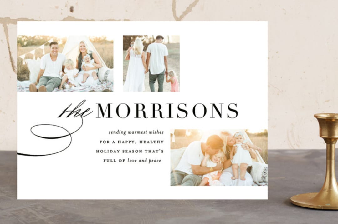 "Festive Editorial" - Retired Holiday Cards in Steam Engine by Alaina Cherup - Front