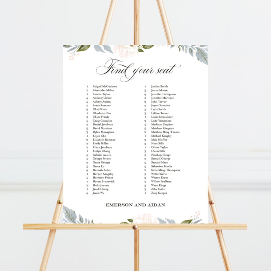 Peony Floral Frame