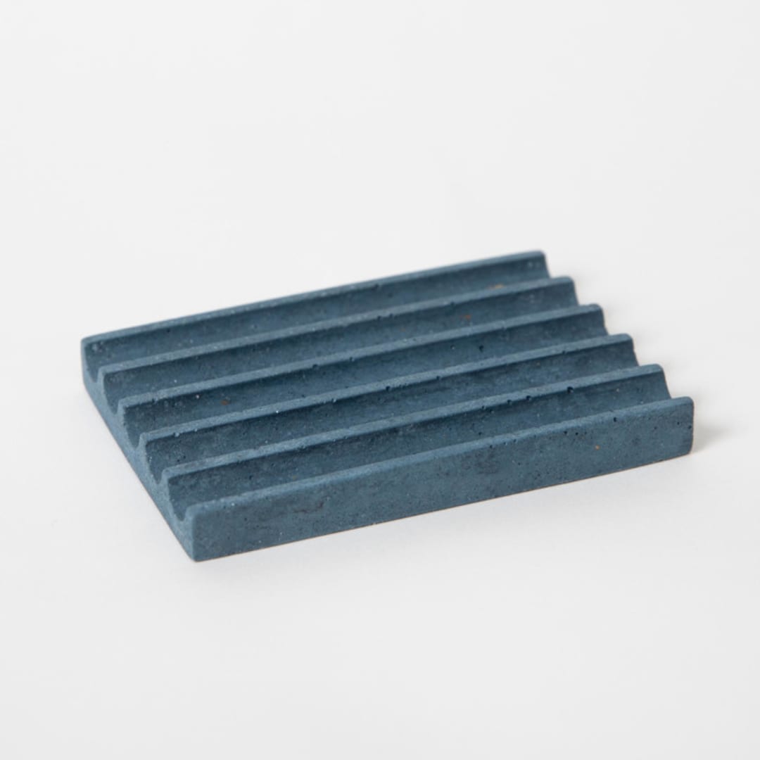 "Cobalt Terrazzo Soap Dish" - Soap Dish in blue by Pretti.Cool