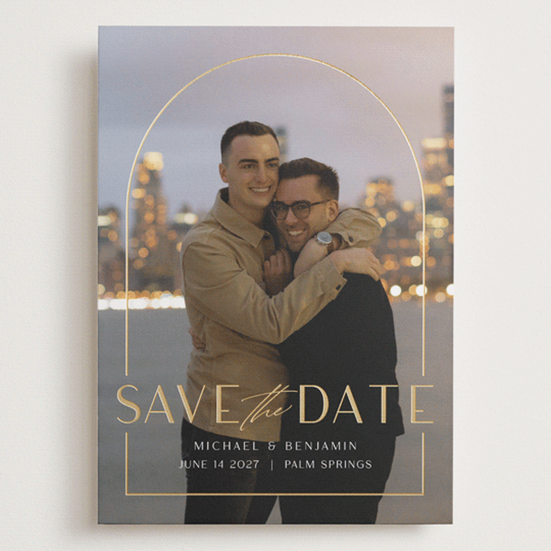 "deco arch" - Save the Dates in Cloud by silverscreen studio - Front