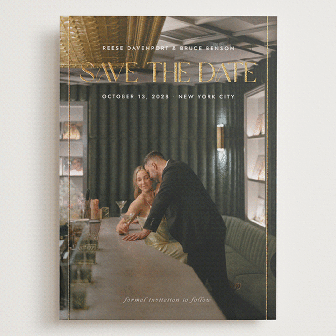 "Cover Editorial" - Save the Dates in Cloud by Paula Pecevich - Front