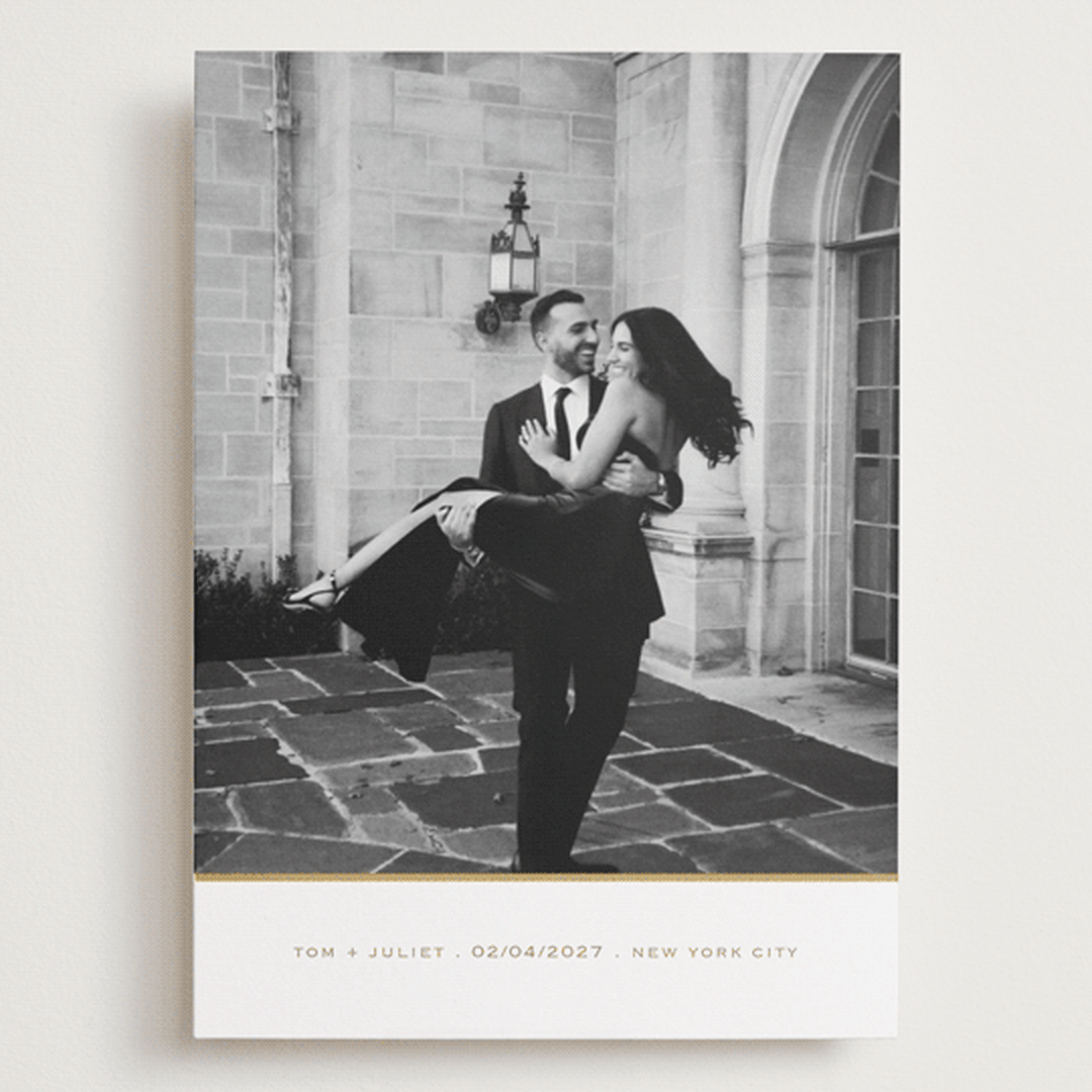 "Joie" - Save the Dates in Golden by Ani Somi - Front