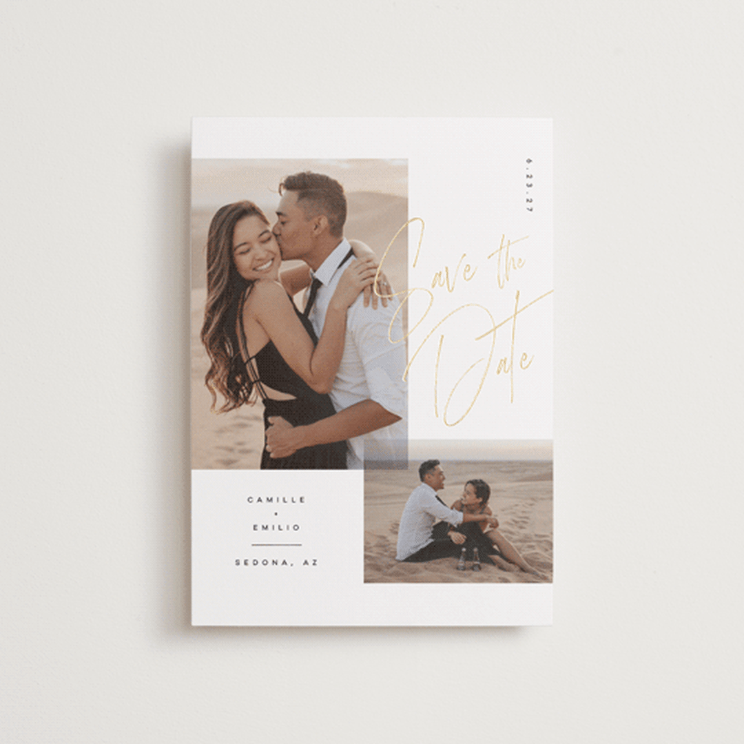 "Flirt" - Save the Dates in Ink by Kristie Kern - Front