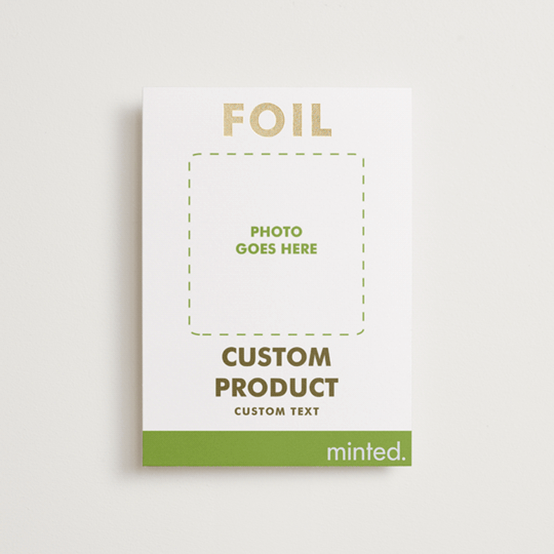 "Portrait" - Save the Dates in Golden by Minted - Front