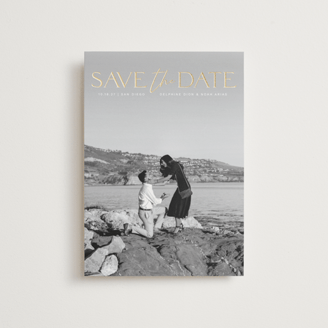 "Breathtaking" - Save the Dates in Moonstone by Olivia Raufman - Front