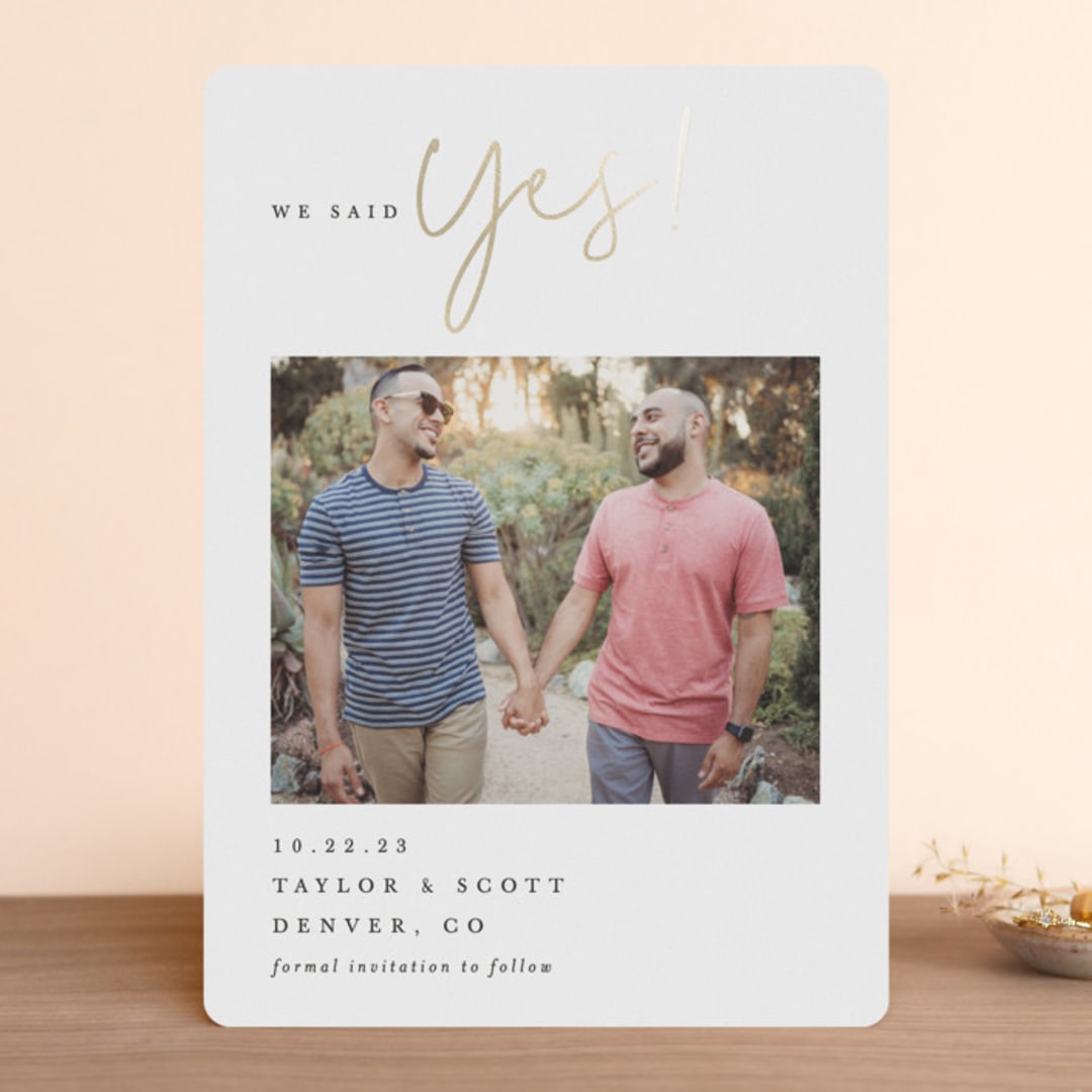 We said, "Yes!"