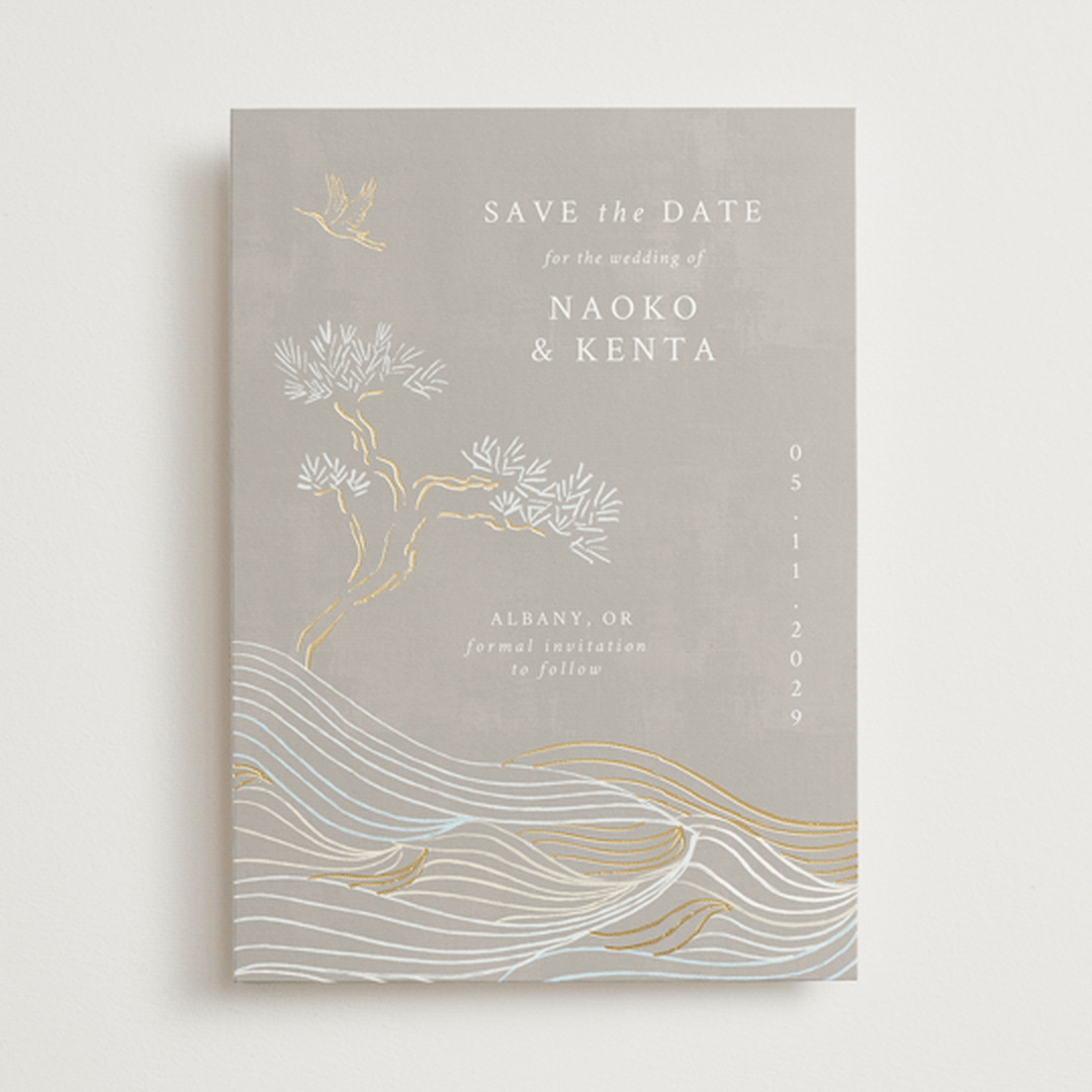"Asahi" - Save the Dates in Ash by Jelena Vuletic - Front