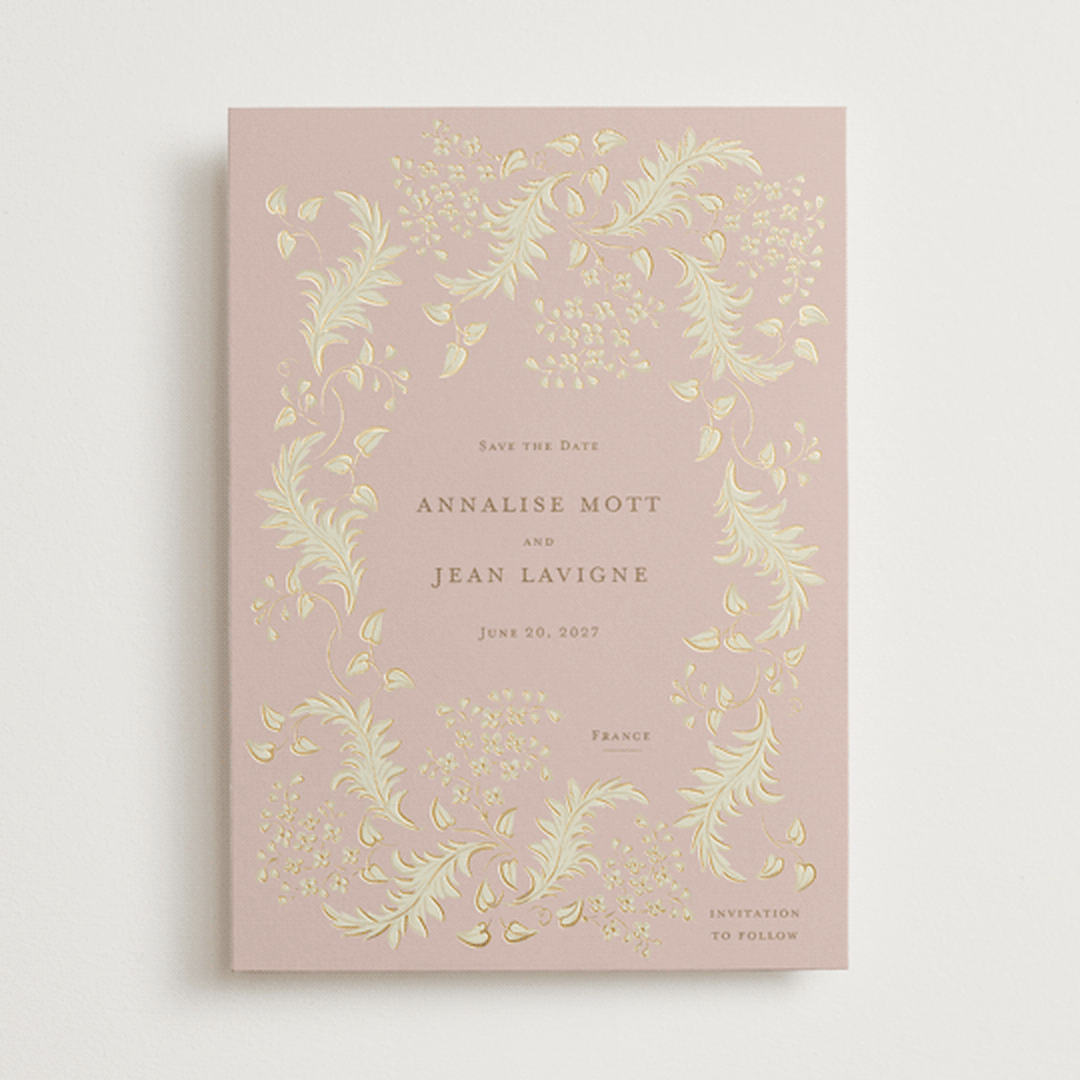 "French Train" - Save the Dates in Rose by Ani Somi - Front