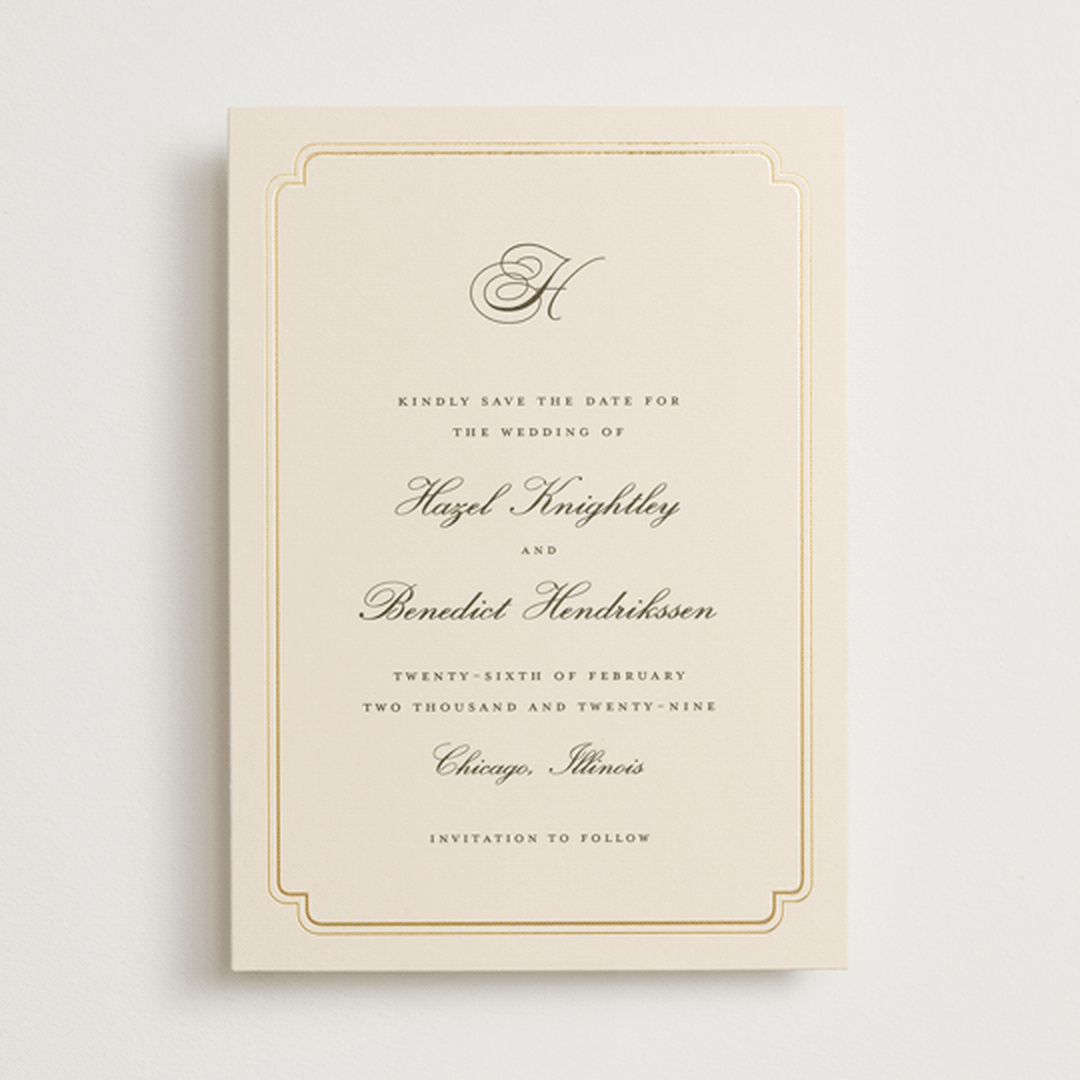 "lussekatter" - Save the Dates in Bisque by chocomocacino - Front