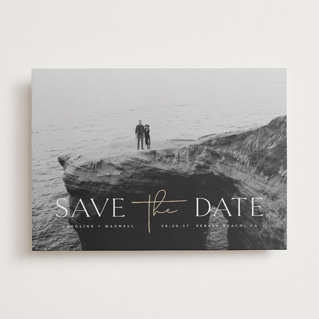 "The Date" - Save the Dates in Snow by Erin Deegan - Front