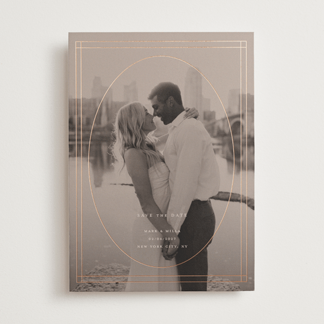 "Champagne" - Save the Dates in Rose by Ani Somi - Front