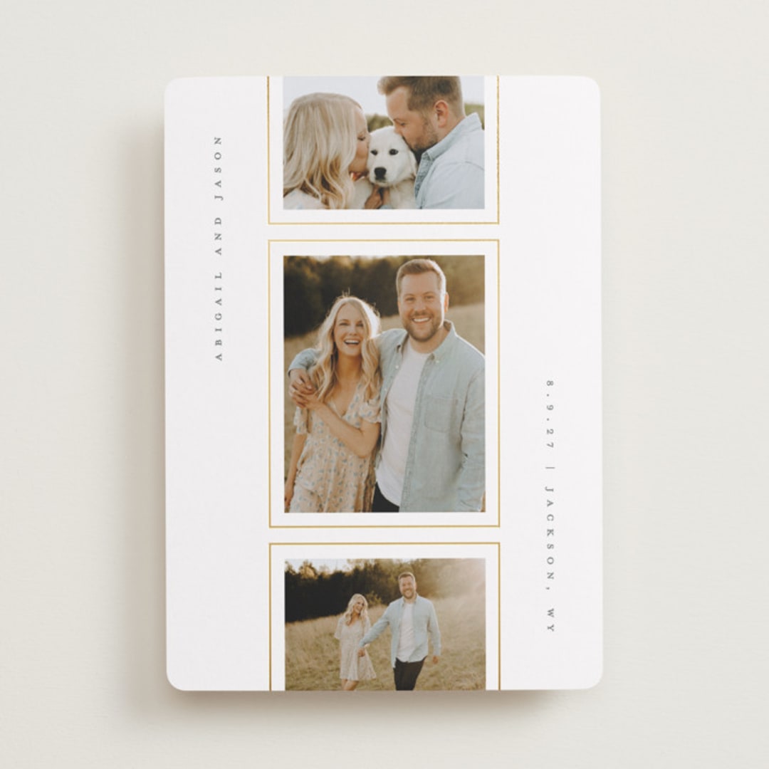 "True" - Save the Dates in Snow by Lauren Chism - Front