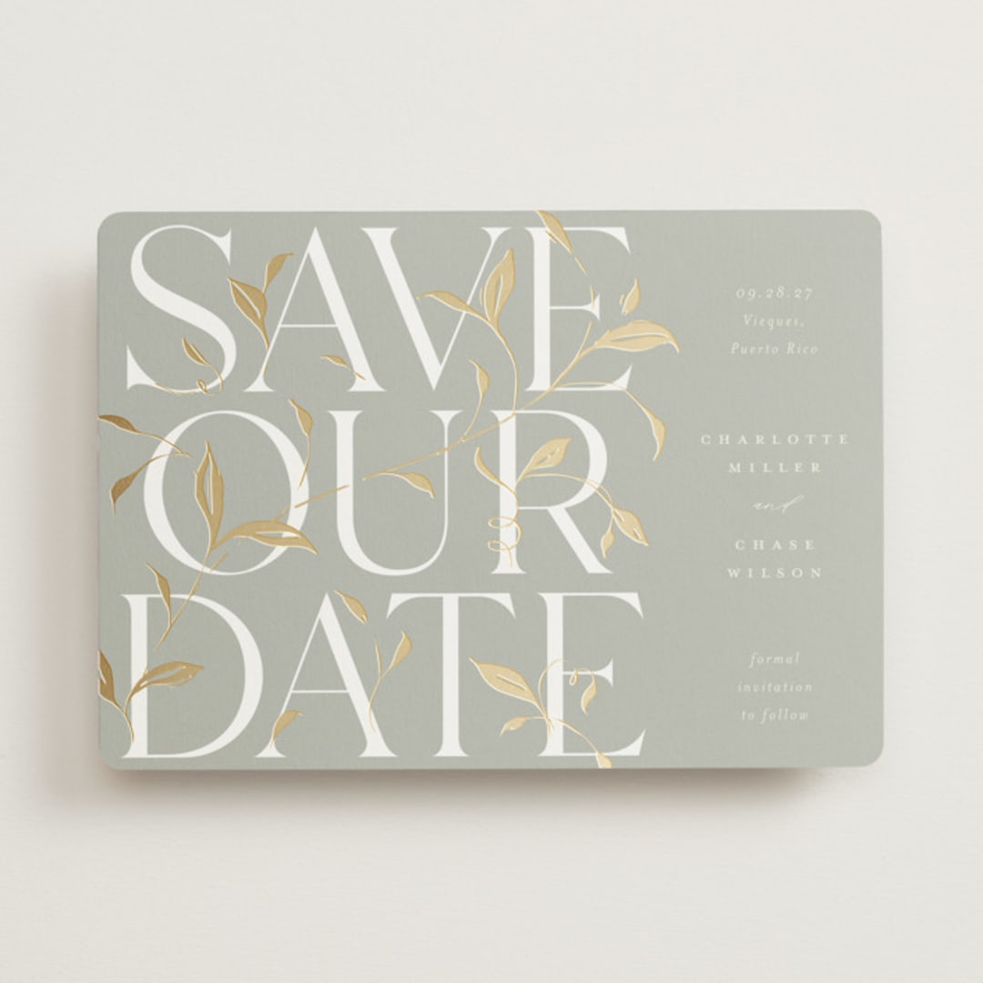 "Secret Garden" - Save the Dates in Spring by Erin L. Wilson - Front