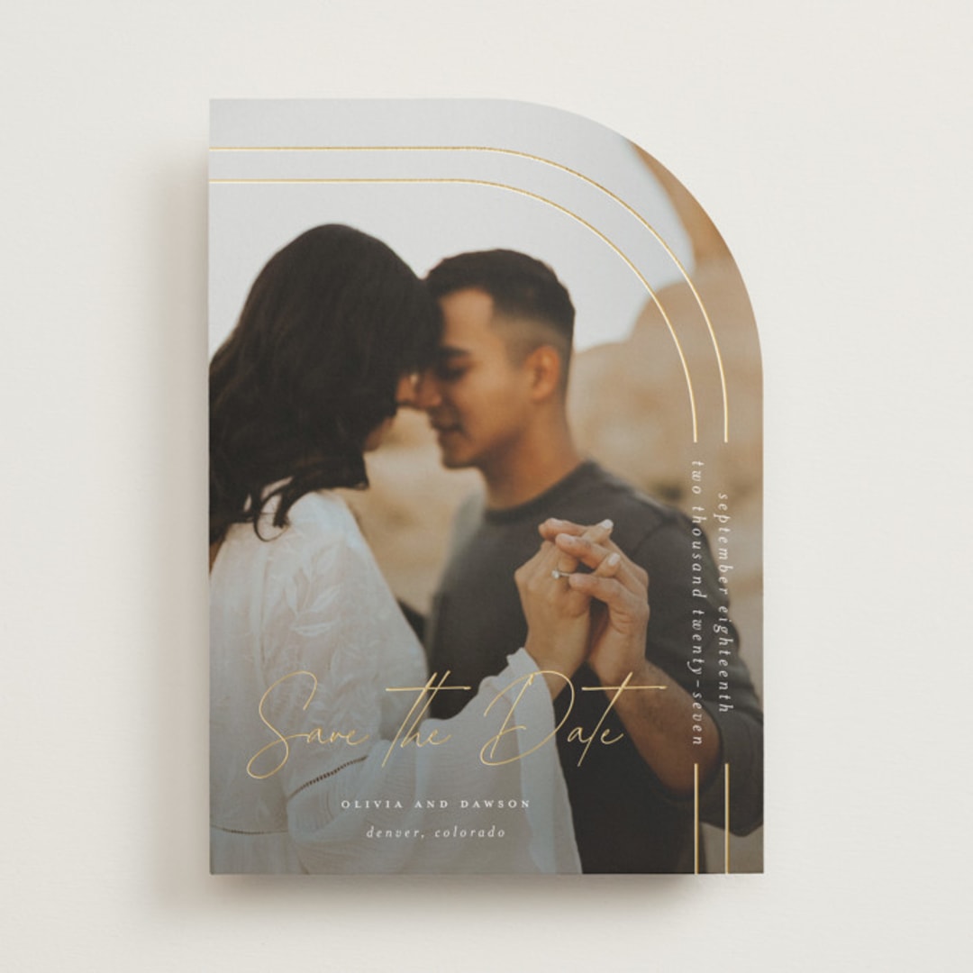 "Date Side" - Save the Dates in Cloud by Ashlee Townsend - Front