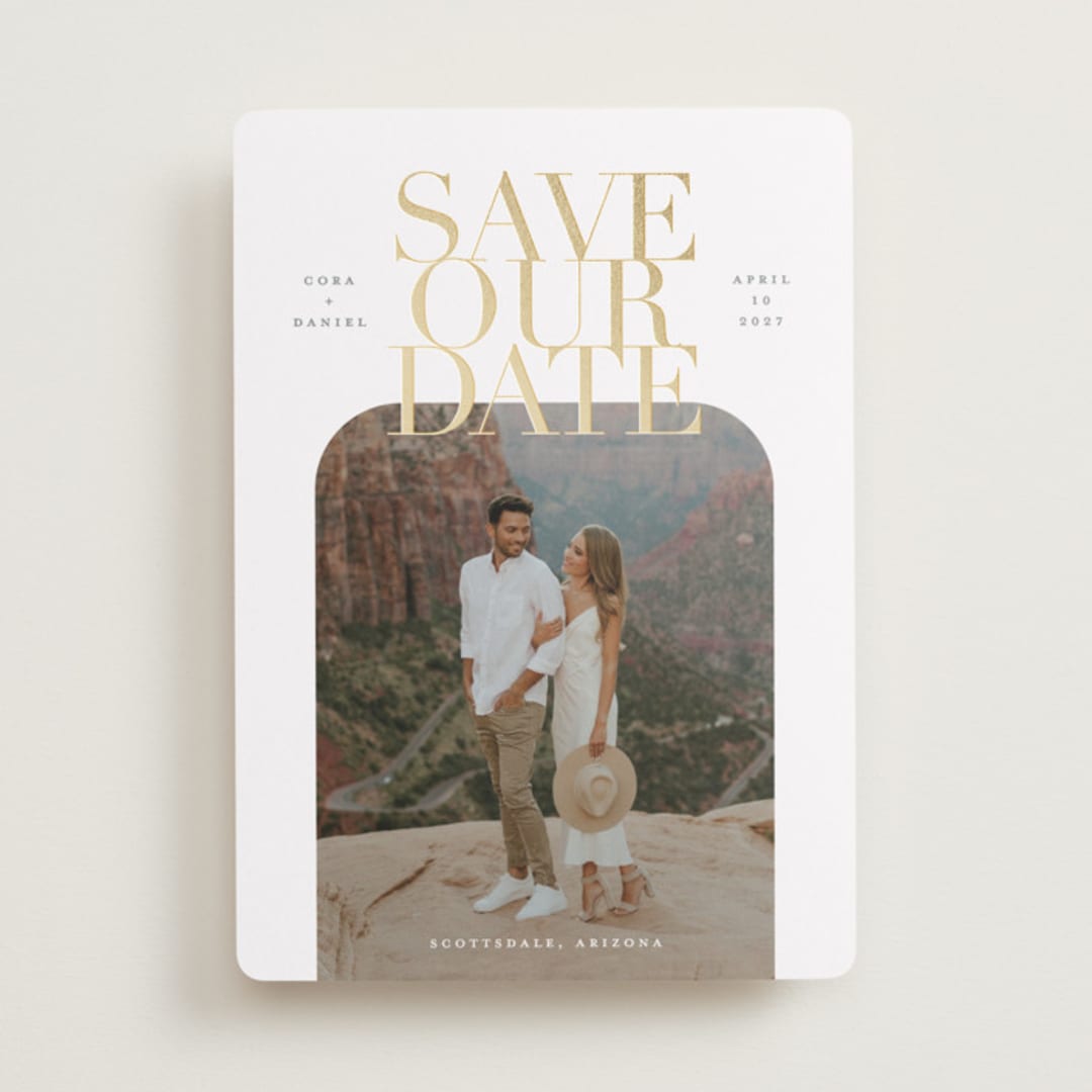 "Seen" - Save the Dates in Snow by Lauren Chism - Front