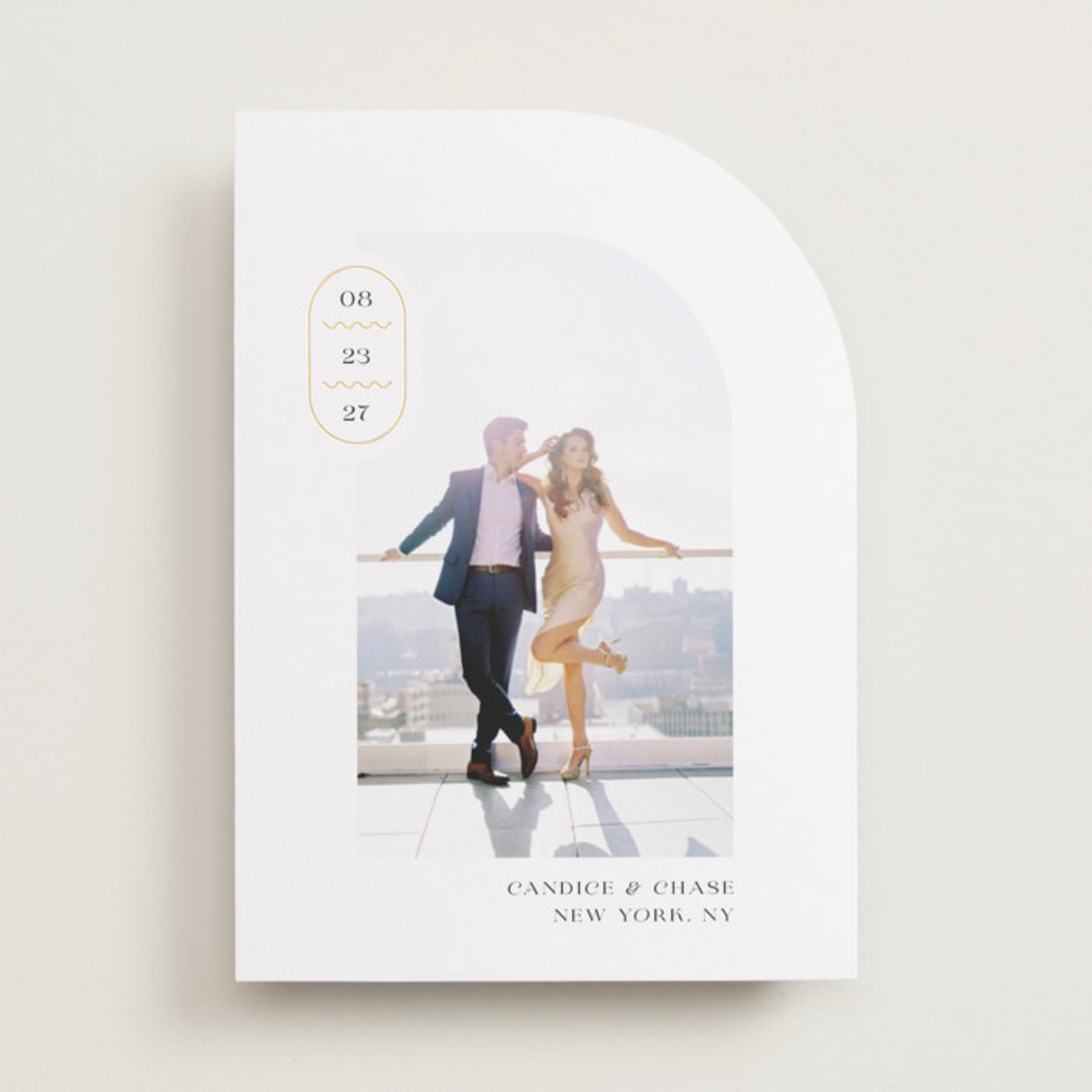 "Elevate" - Save the Dates in Diamond by Jenna Holcomb - Front