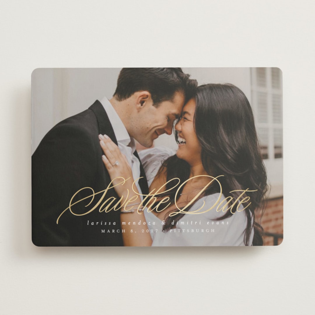 "Lovely Day" - Save the Dates in Pearl by Lea Delaveris - Front