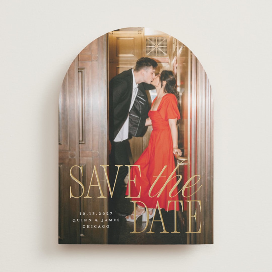 "Love Song" - Save the Dates in Snow by Pixel and Hank - Front