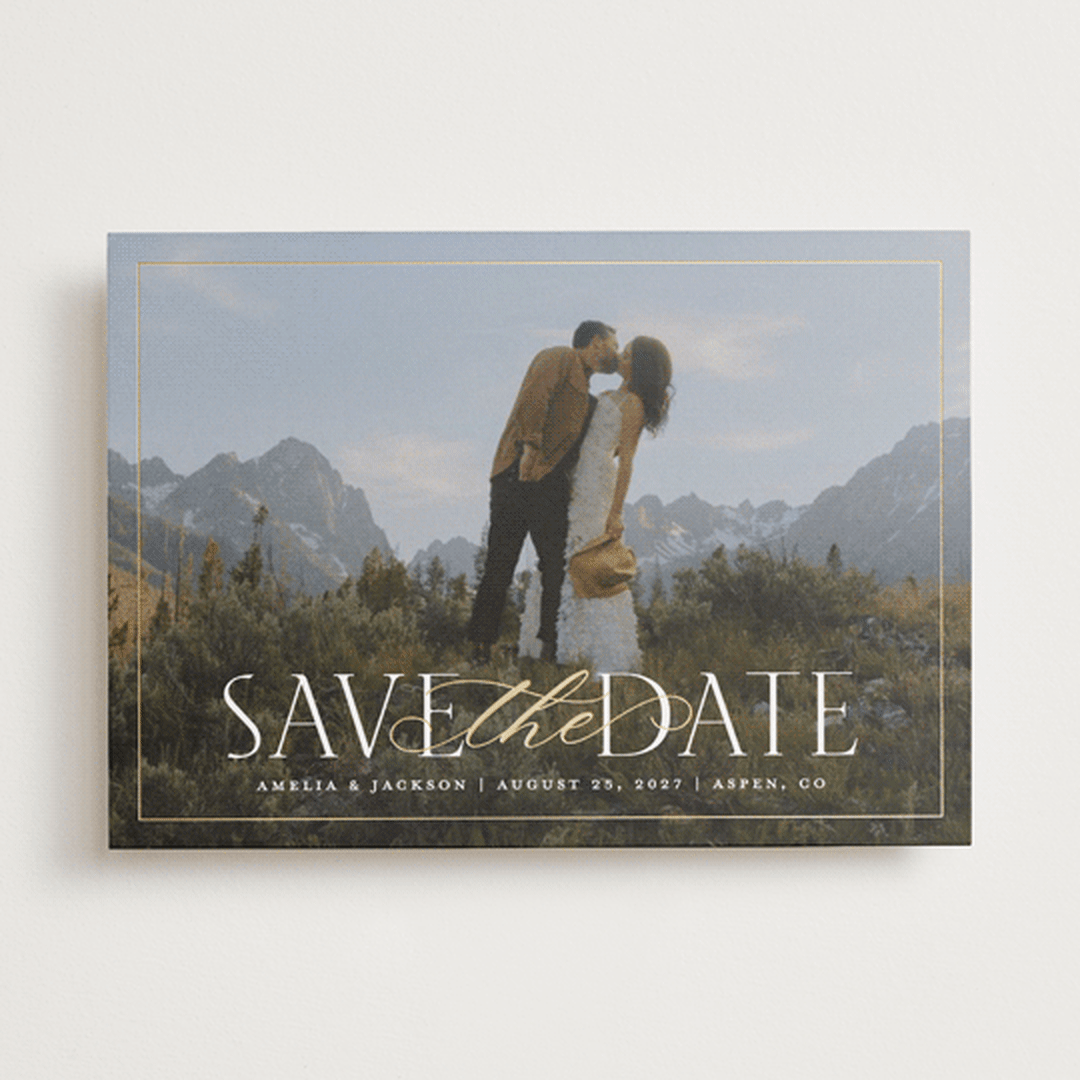"Grandiose" - Save the Dates in Diamond by Meggy Masters - Front
