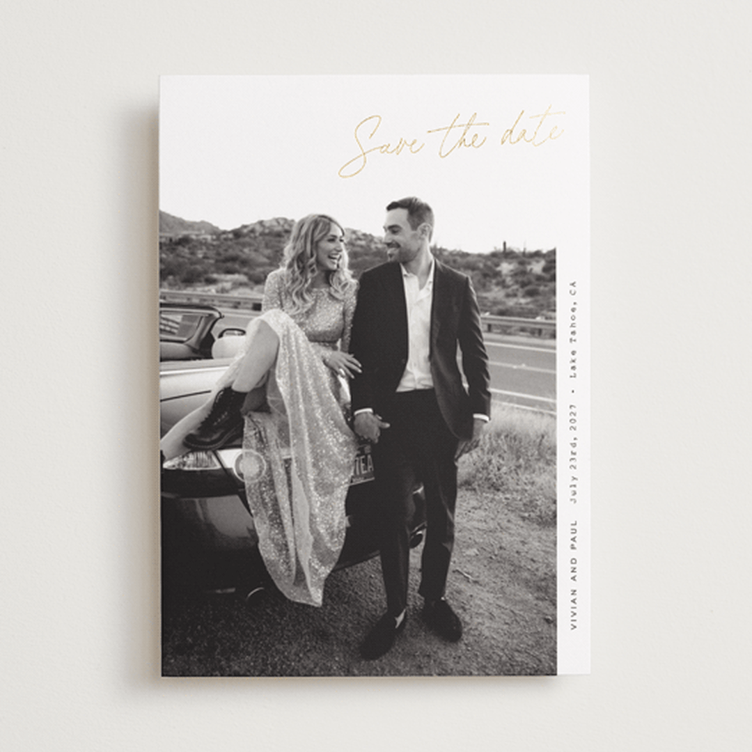 "Truly" - Save the Dates in Cotton by Sara Hicks Malone - Front