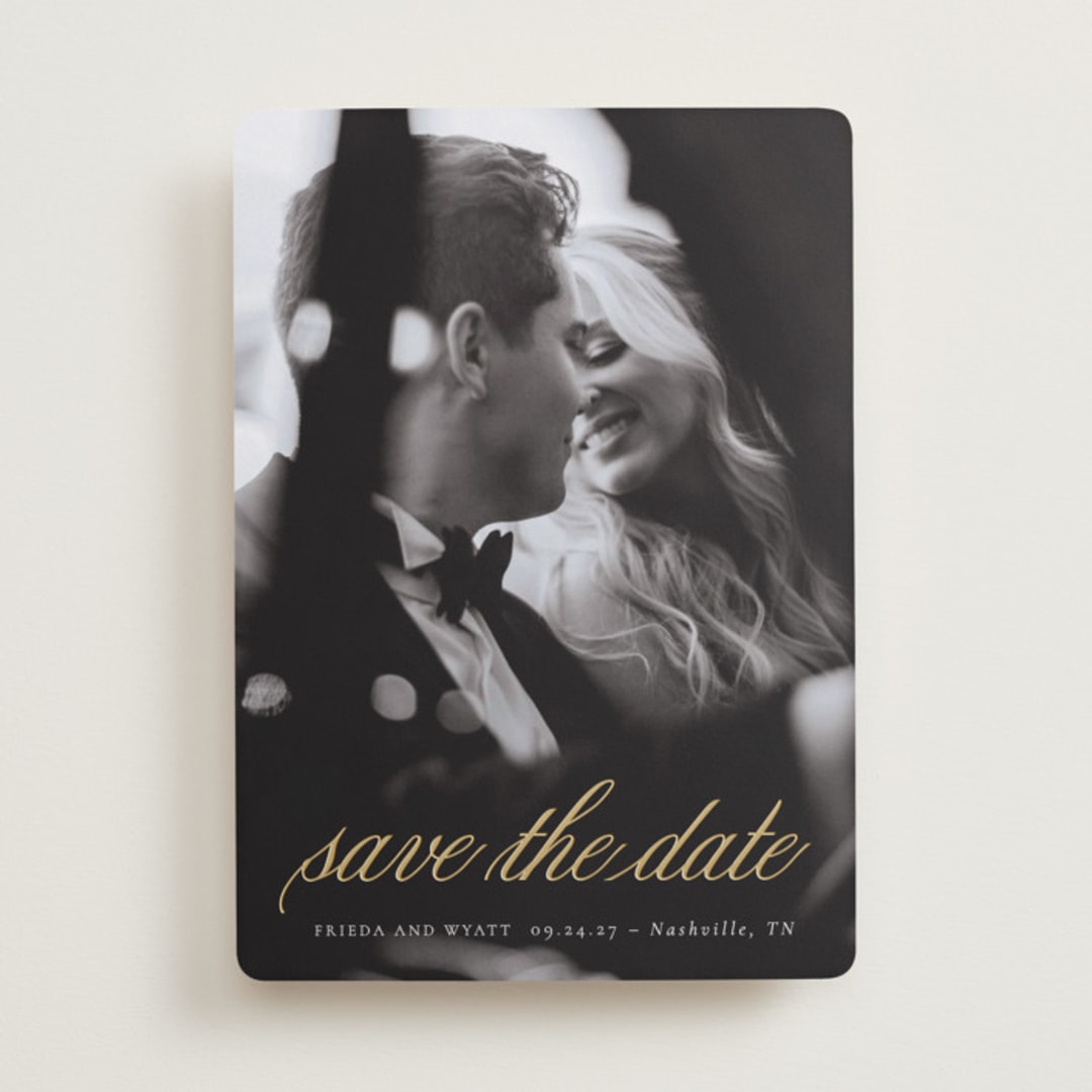 "Forever Classic" - Save the Dates in Snow by Sara Hicks Malone - Front