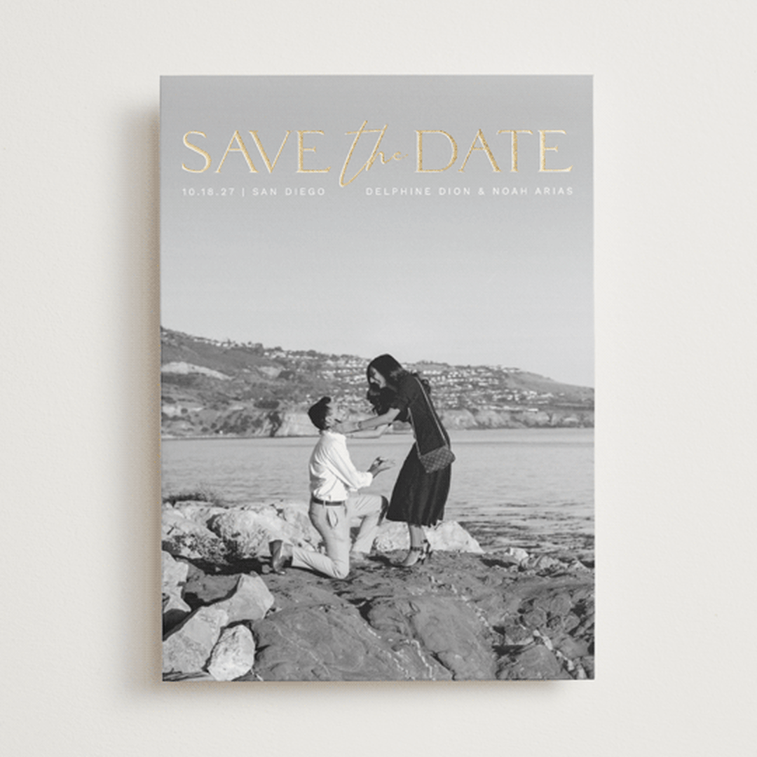 "Breathtaking" - Save the Dates in Moonstone by Olivia Raufman - Front