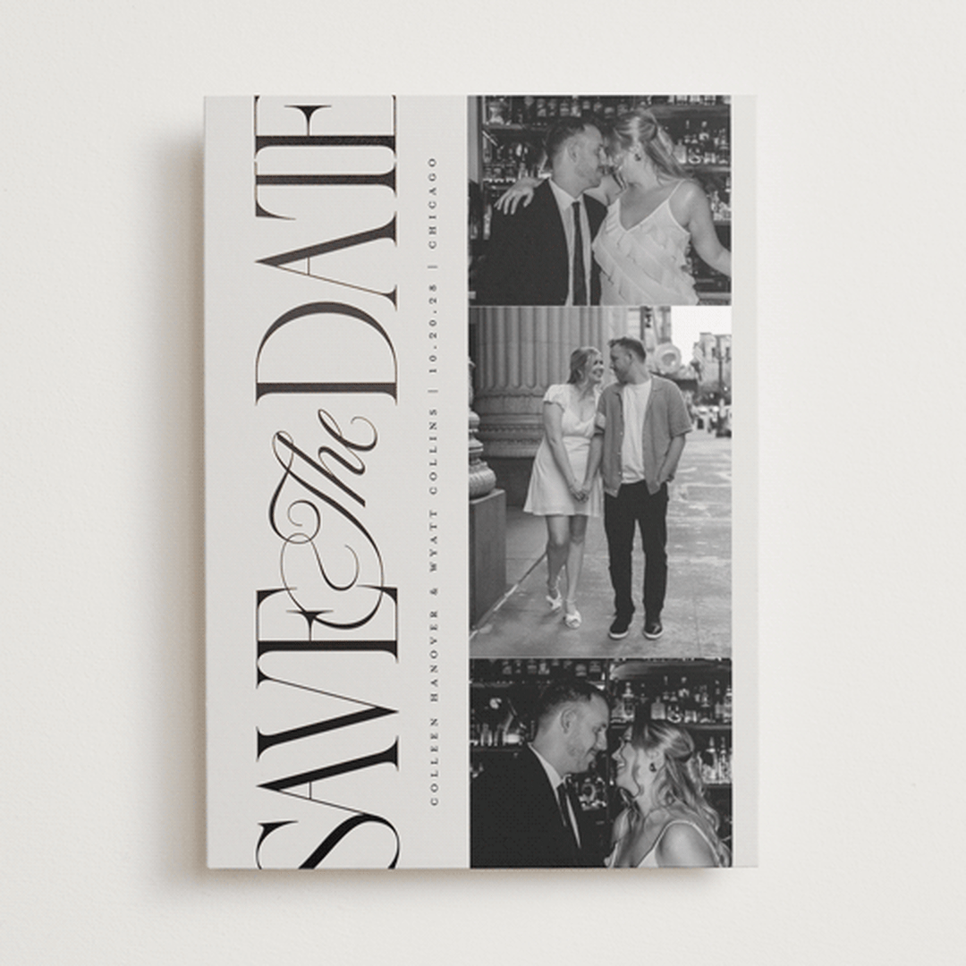 "Sideline" - Save the Dates in Stone by Laura Hankins - Front