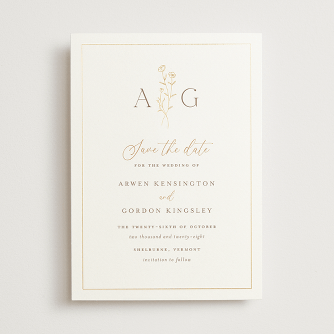 "kouignette" - Save the Dates in Chiffon by chocomocacino - Front