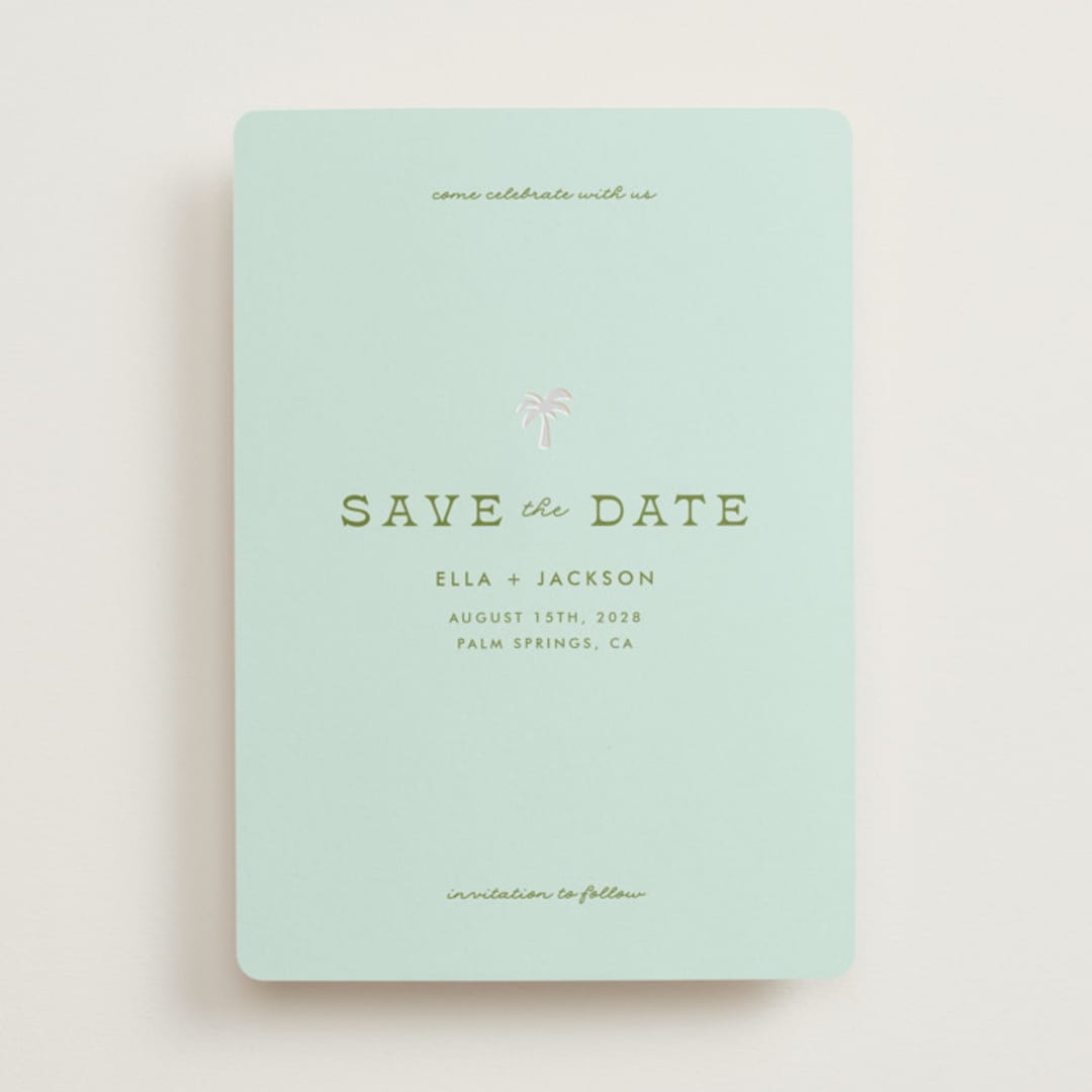 "Vacation" - Save the Dates in Ocean by Olivia Goree - Front
