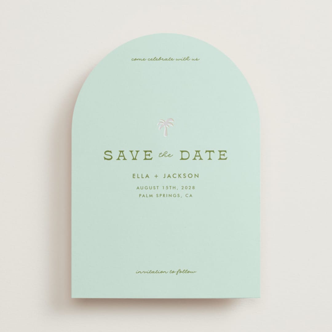 "Vacation" - Save the Dates in Ocean by Olivia Goree - Front