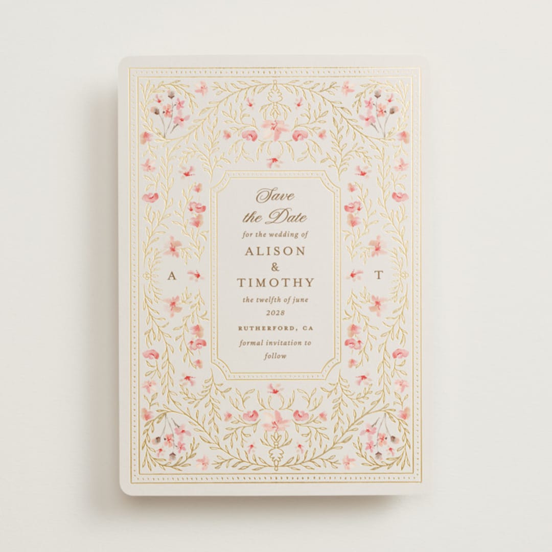 "Victorian" - Save the Dates in Versailles by Claudia Orengo - Front