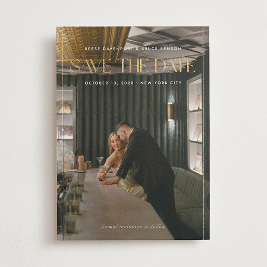 "Cover Editorial" - Save the Dates in Cloud by Paula Pecevich - Front
