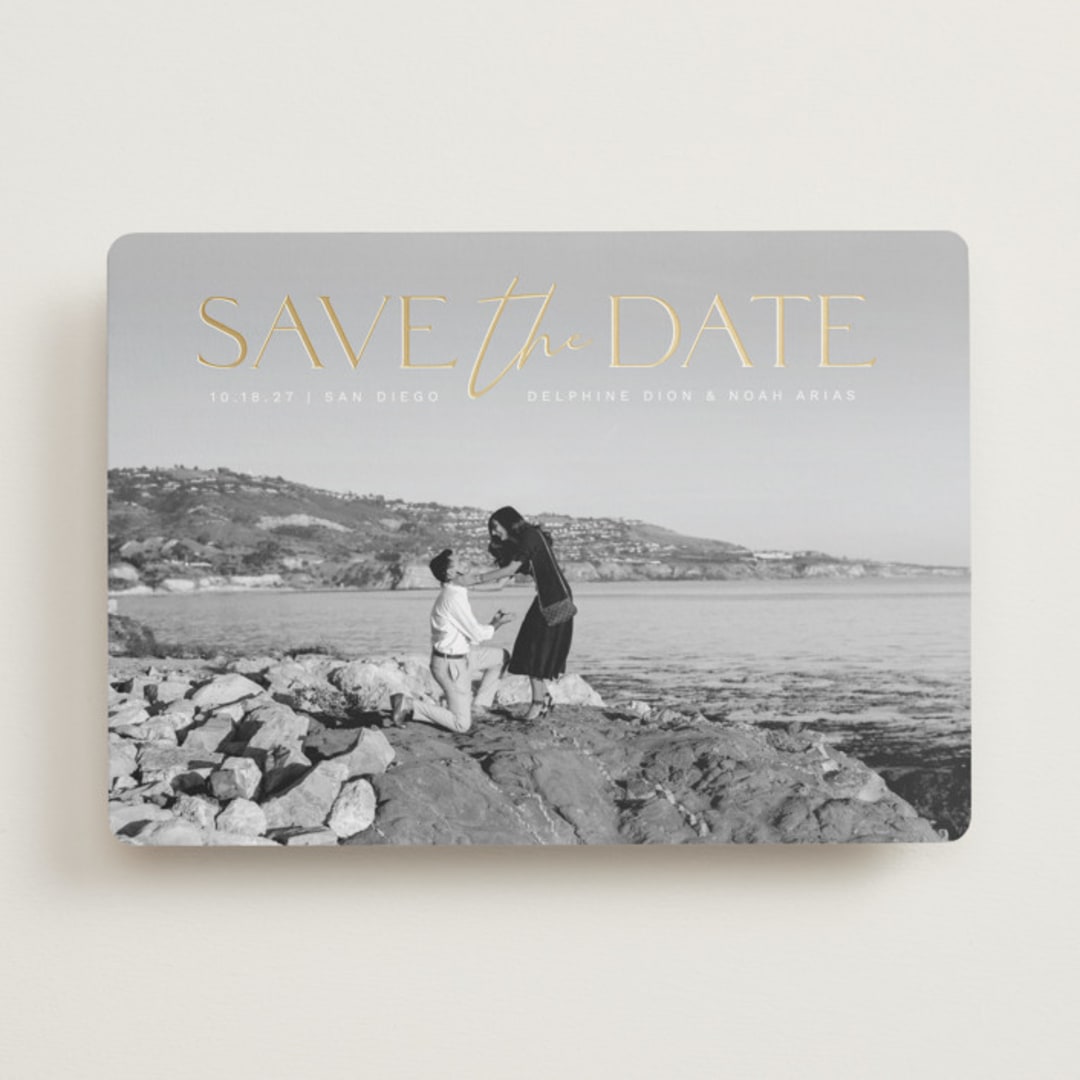 "Breathtaking" - Save the Dates in Moonstone by Olivia Raufman - Front