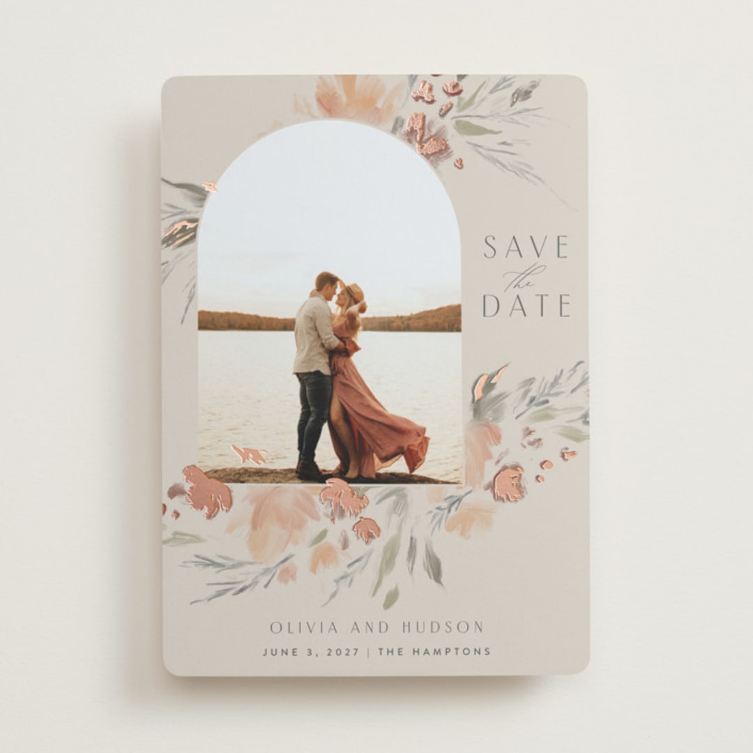 "Cascade" - Save the Dates in Tulip by Nicoletta Savod - Front