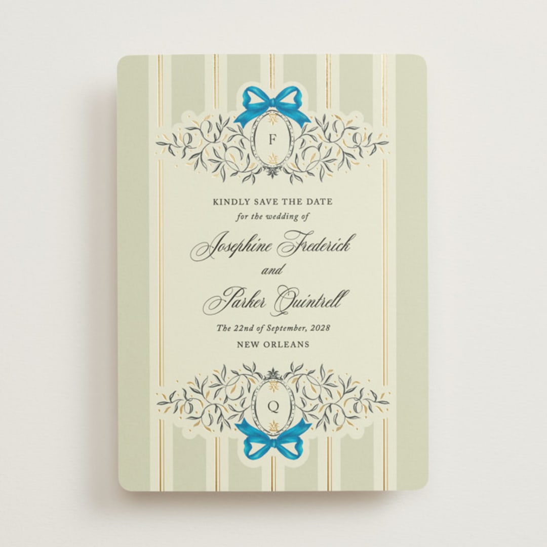 "Josephine" - Save the Dates in Marine by Jackie Crawford - Front