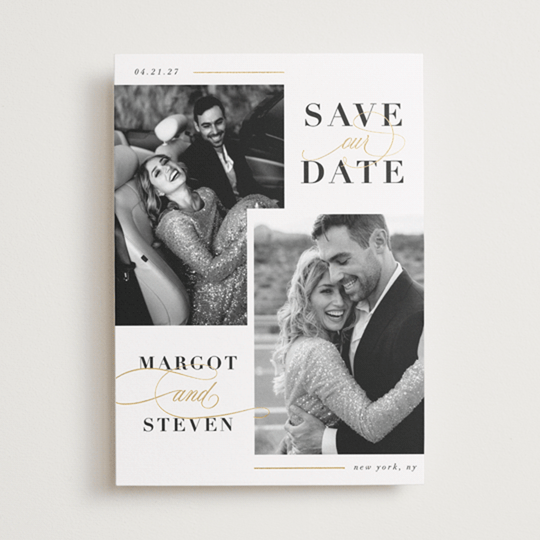 "Double Up" - Save the Dates in Cloud by Ashlee Townsend - Front