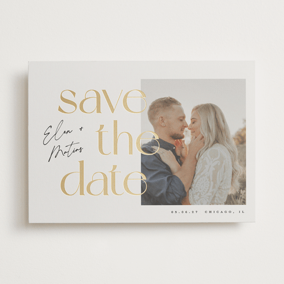 "Enfold" - Save the Dates in Cloud by Pati Cascino - Front