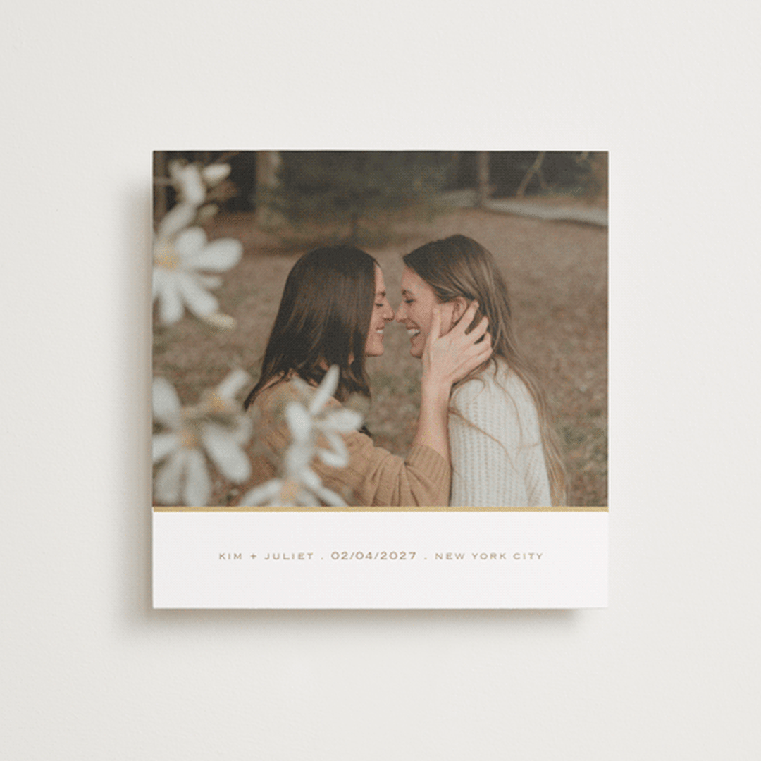 "Joie" - Save the Dates in Golden by Ani Somi - Front